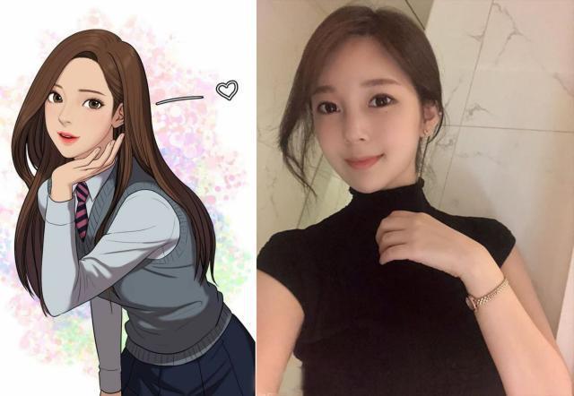 看见有人说韩国那位美女漫画家，其实这两位中日漫画家也是大美女