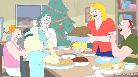 《瑞克与莫蒂》圣诞特别动画：孝顺外孙献上大礼