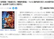 《鬼灭之刃：无限列车篇》日本票房突破400亿日元 独成一档