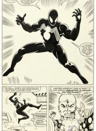 《蜘蛛侠》漫画单页拍出336万美元高价 共生体战衣首次亮相